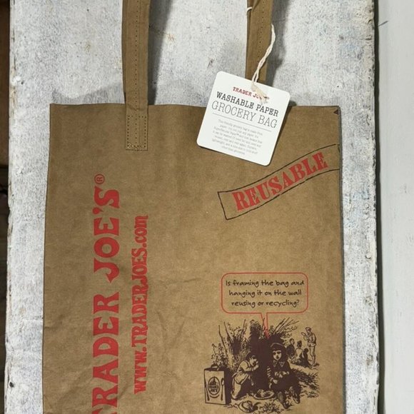 Trader Joe’s Washable Supernatural Paper Grocery Bag - Picture 4 of 4